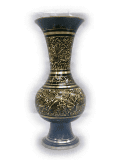 手彫り彫金花瓶